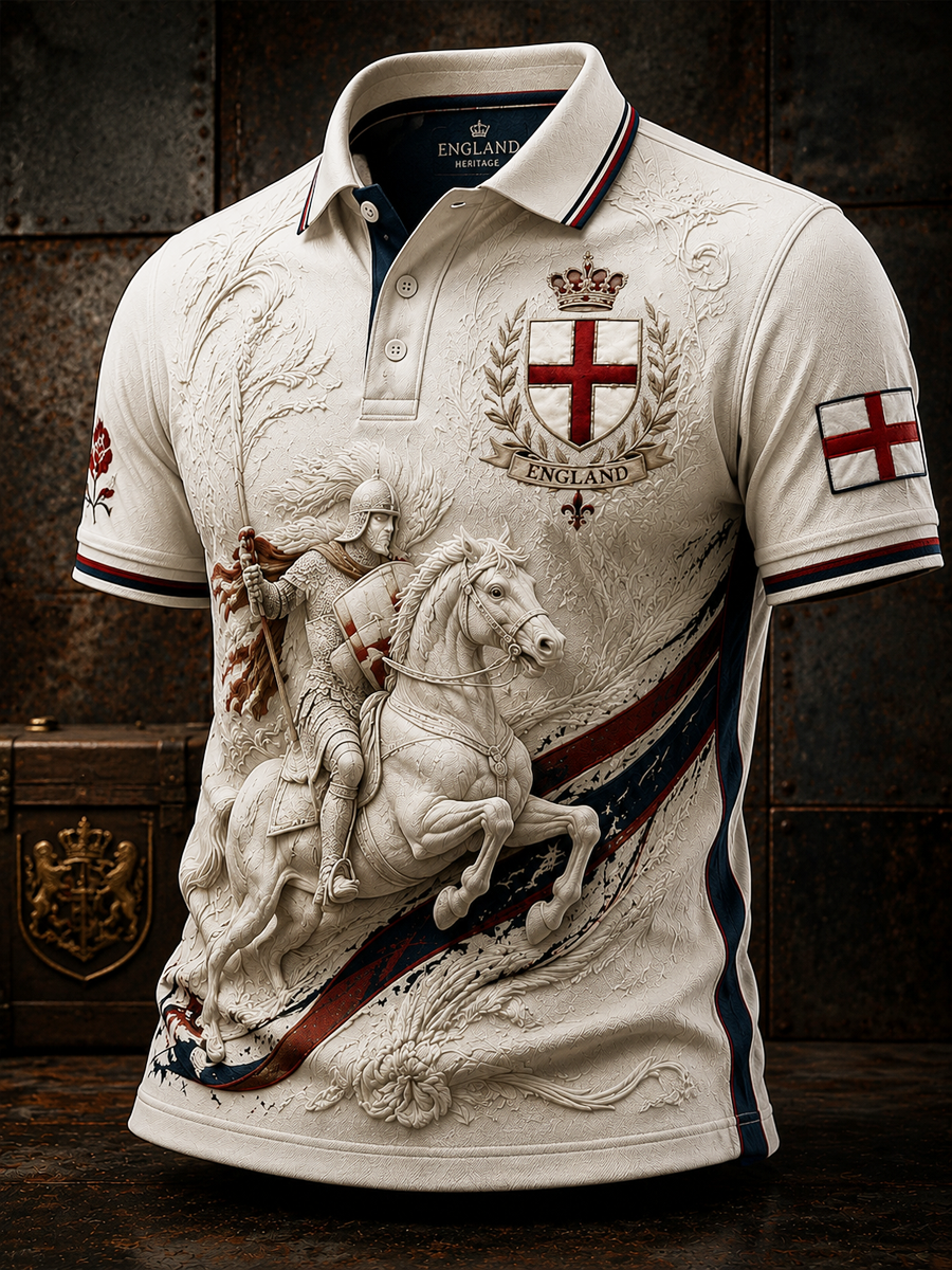 Men's England Printed polo shirt