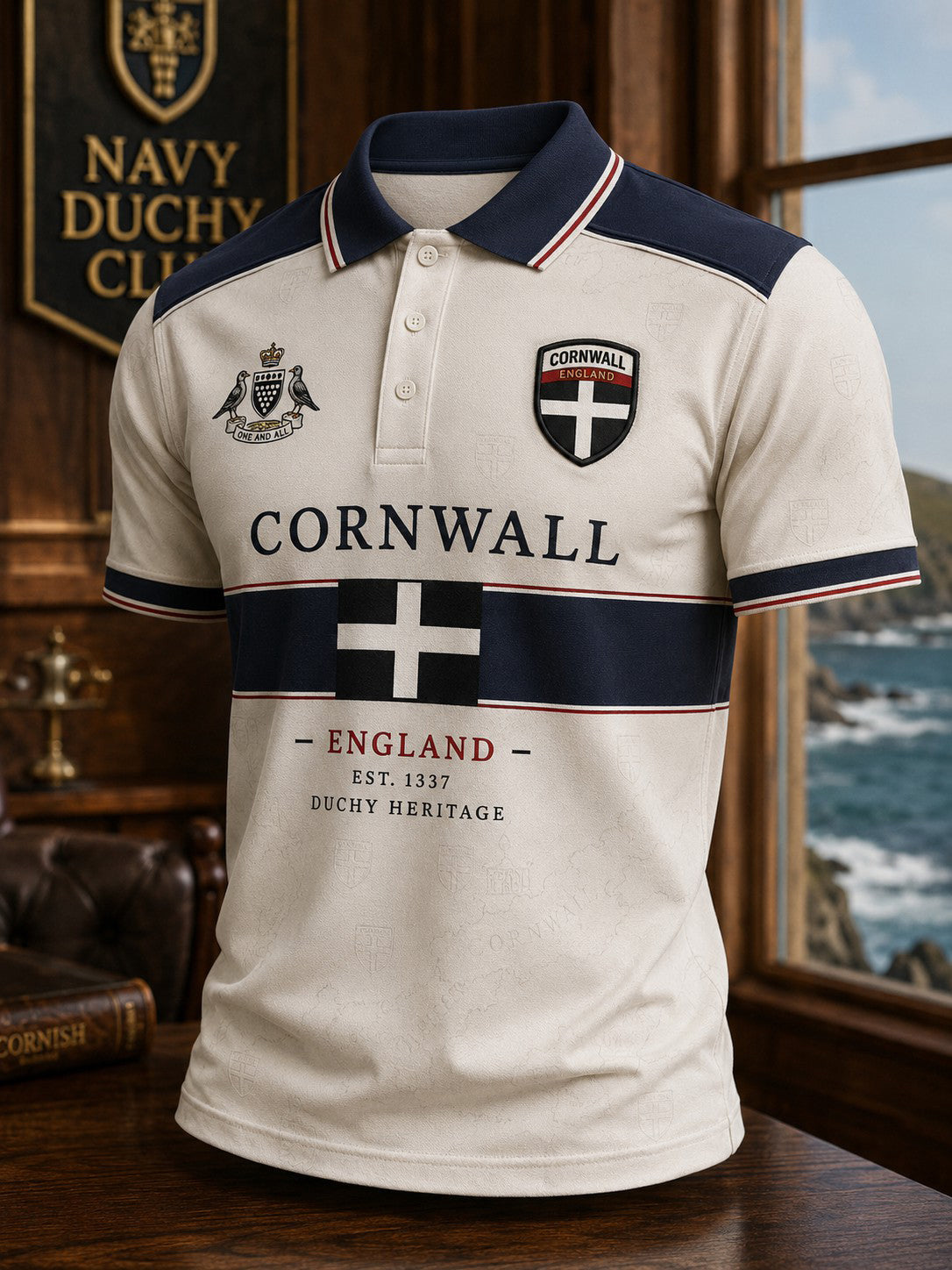 Men's Cornwall United Kingdom Printed Shirt