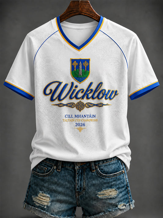 Women's Wicklow Printed V-neck T-shirt