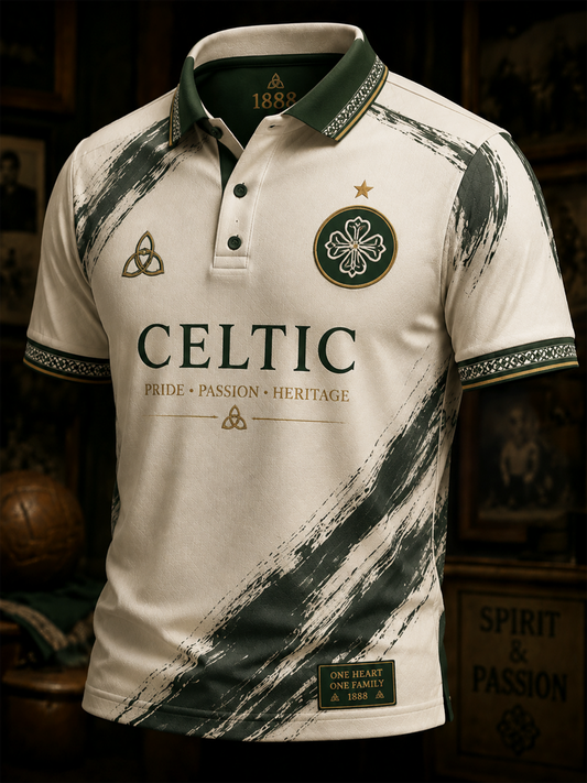 Men's Celtic Football Club Lover Printed polo shirt