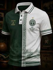 Men's Celtic Football Club Lover Printed polo shirt