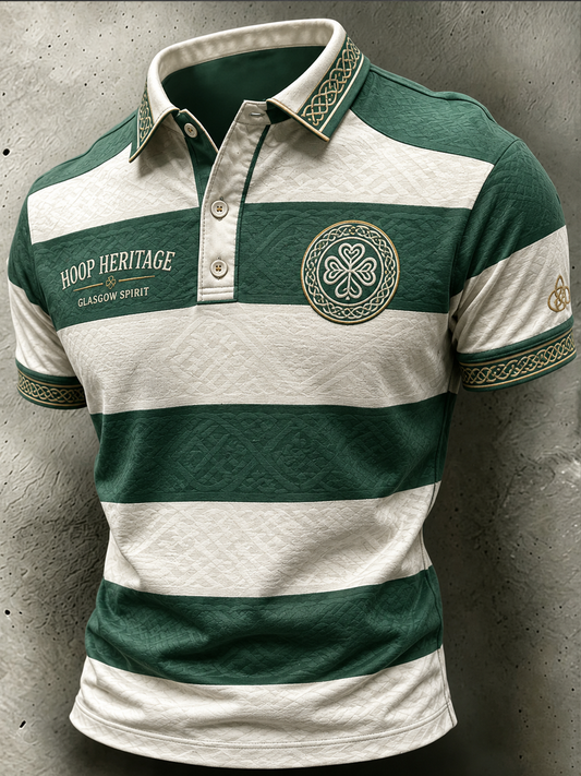 Men's Celtic Football Club Lover Printed polo shirt