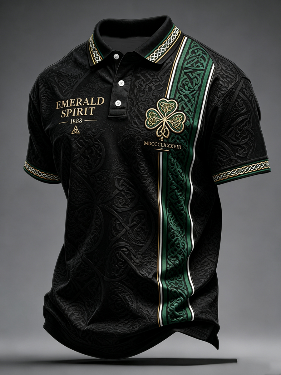 Men's Celtic Football Club Lover Printed polo shirt