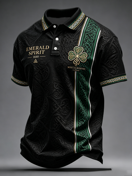 Men's Celtic Football Club Lover Printed polo shirt