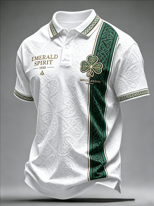 Men's Celtic Football Club Lover Printed polo shirt