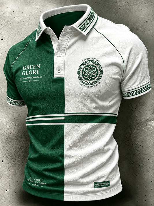 Men's Celtic Football Club Lover Printed polo shirt