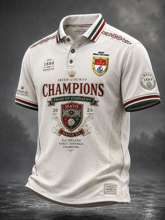 Men's Mayo Champions Break The Curse Shirt
