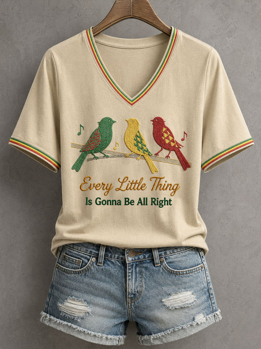 Women's Every Little Thing Is Gonna Be All Right T-Shirt