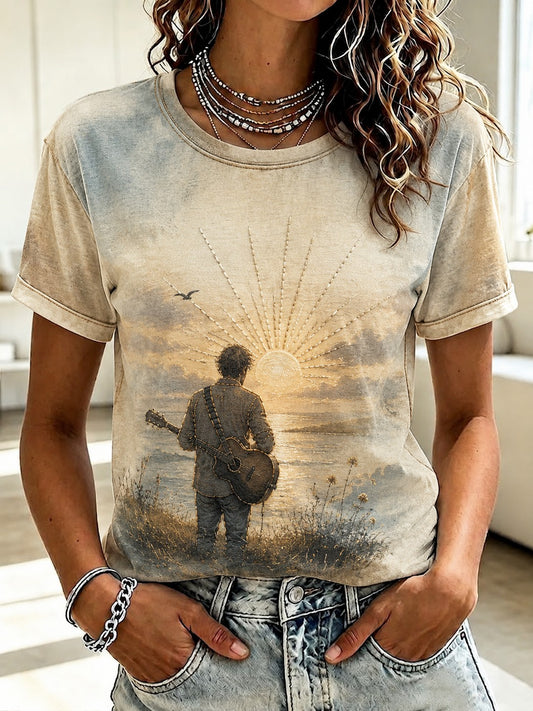 Women's Glen Memory Printed T-shirt