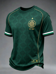 Men's Scottish Celtic FC Print short sleeves t-shirt