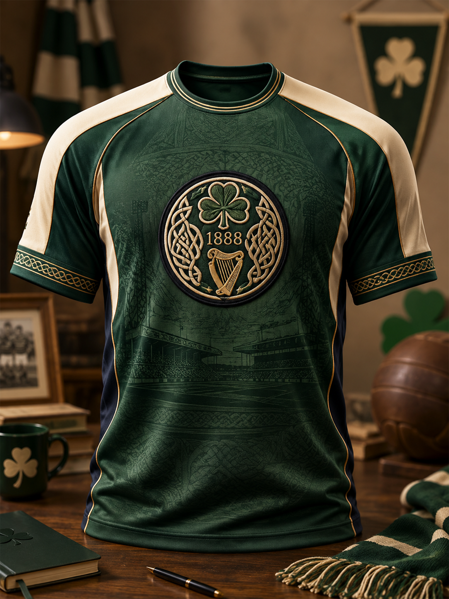 Men's Celtic Football Printed short sleeves t-shirt
