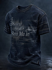 Men's Please Don’t Rein Me In Printed T-shirt