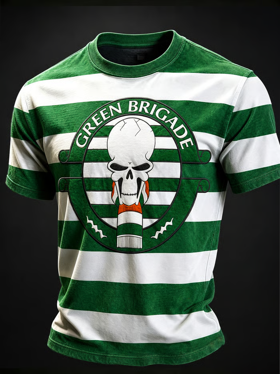 Men's Celtic Football Printed short sleeves t-shirt
