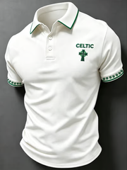 Men's Celtic Football Printed polo shirt