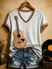 Women's Irish Folk Street Musician T-Shirt