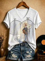 Women's Irish Folk Street Musician T-Shirt