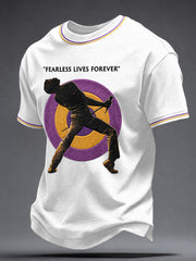 Men's UK Music Lover Art Printed T-shirt
