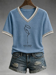 Women's Hail Mary Full Of Grace T-shirt