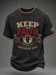 Men's Northern Soul Print Casual Tee