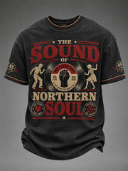 Men's Northern Soul Print Casual Tee