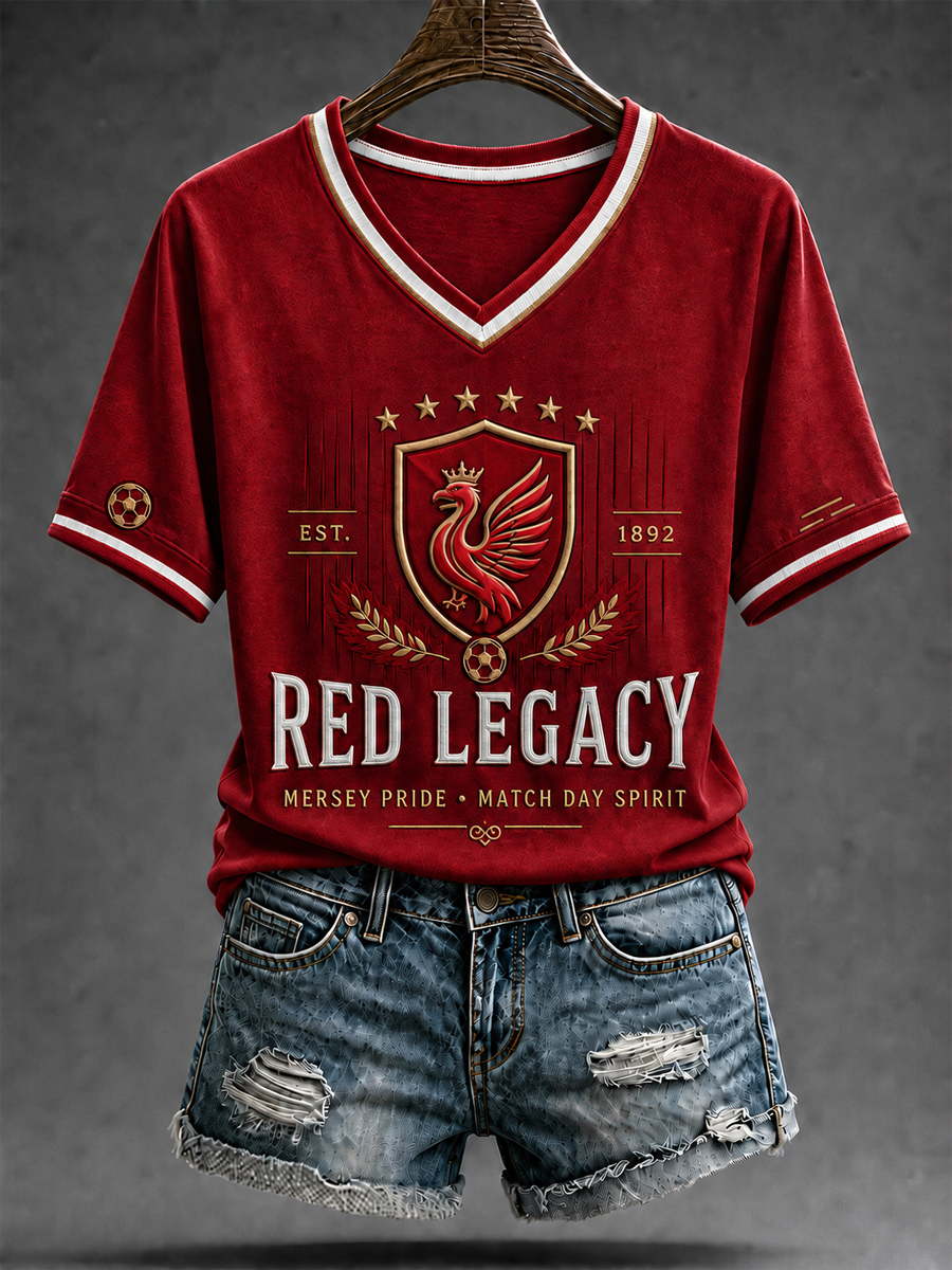 Women's Gift For Soccer Fans Print short-sleeved T-shirt