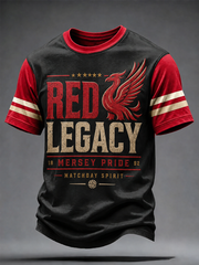Men's Gift For Soccer Fans Liverpool Print short sleeves t-shirt