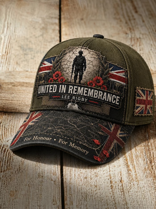 Unisex British Veteran Print Hat